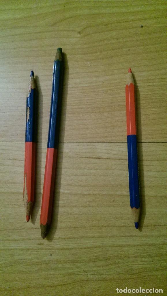 Collectionnisme: LOTE TRES ANTIGUOS L&Aacute;PICES BICOLOR