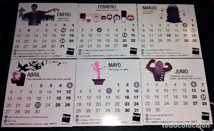 Coleccionismo: Calendarios magn&eacute;ticos FNAC 2014 + 2015 Como nuevos