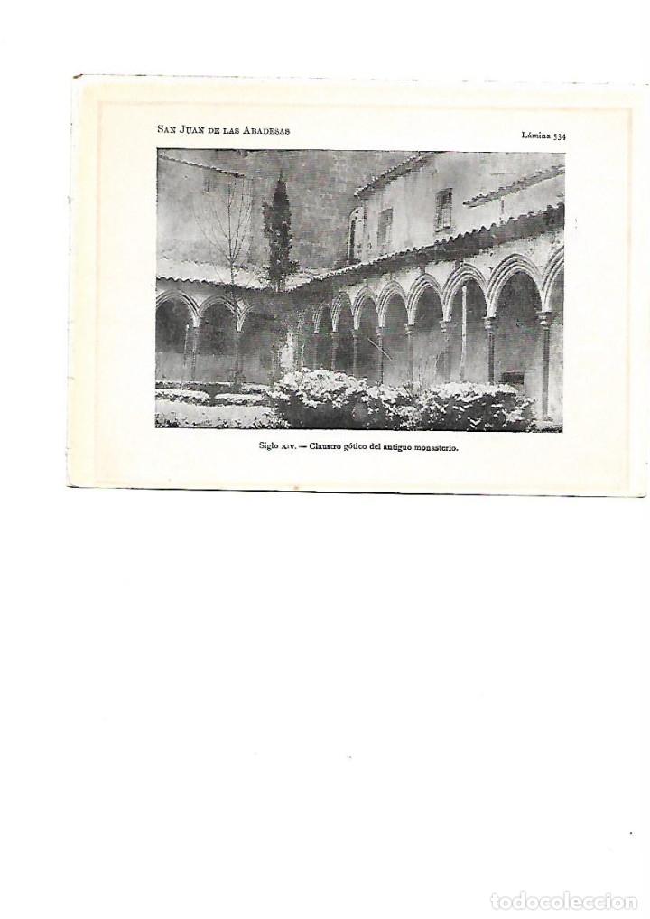 Coleccionismo: A&Ntilde;O 1922 SANT JOAN DE LES ABADESSES ABADESAS CLAUSTRO GOTICO ANTIGUO MONASTERIO MONESTIR FOTO POSTAL