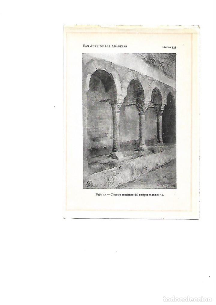 Collezionismo: A&Ntilde;O 1922 ARTE ROMANICO CLAUSTRO ANTIGUO MONSTERIO MONESTIR SANT JOAN DE LES ABADESSES ABADESAS
