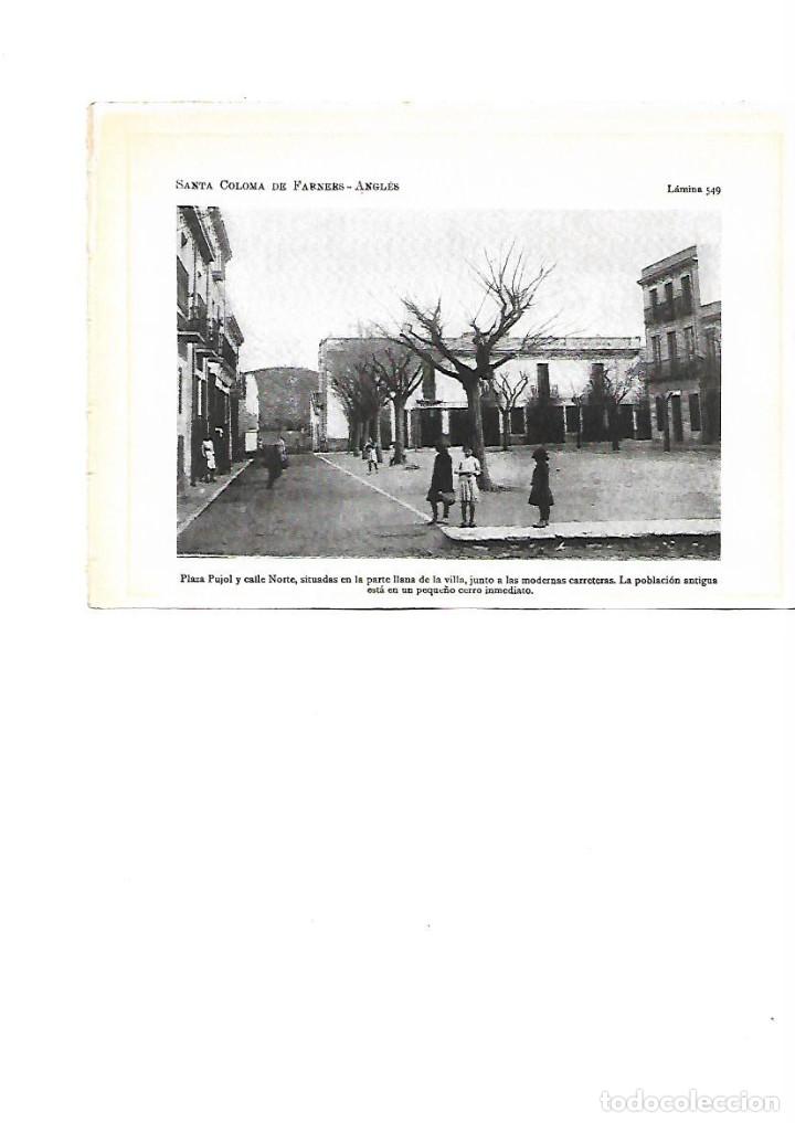 Coleccionismo: A&Ntilde;O 1922 ANGLES LA SELVA GIRONA PLA&Ccedil;A PLAZA PUJOL CALLE NORTE CARRE NORD LAMINA FOTOGRAFICA ANIMADA