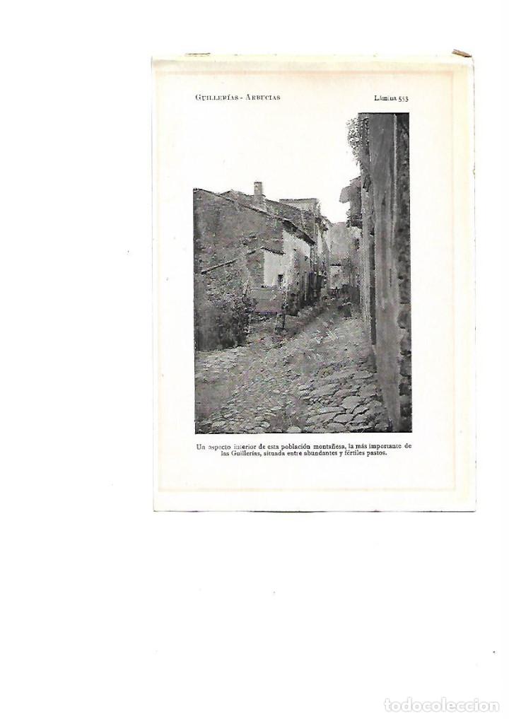 Coleccionismo: A&Ntilde;O 1922 ARBUCIES ARBUCIAS LES GUILLERIES CALLE INTERIOR CARRO LAMINA FOTOGRAFICA TIPO POSTAL