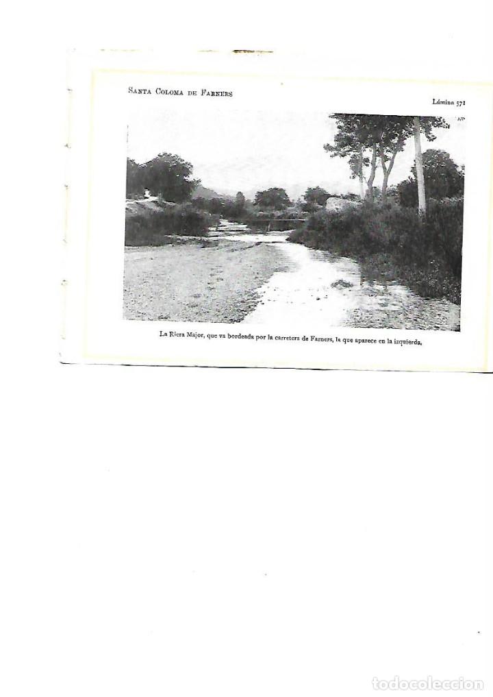 Coleccionismo: A&Ntilde;O 1922 SANTA COLOMA DE FARNERS RIERA MAJOR CARRETERA DE FARNERS LAMINA FOTOGRAFICA TIPO POSTAL