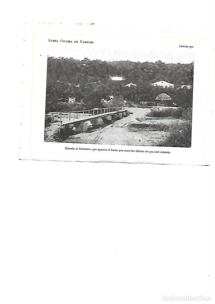 Collecting paper: A&Ntilde;O 1922 SANTA COLOMA DE FARNERS ENTRADA BALNEARIO PUENTE CARRETERA BALNEARI LAMINA FOTO POSTAL