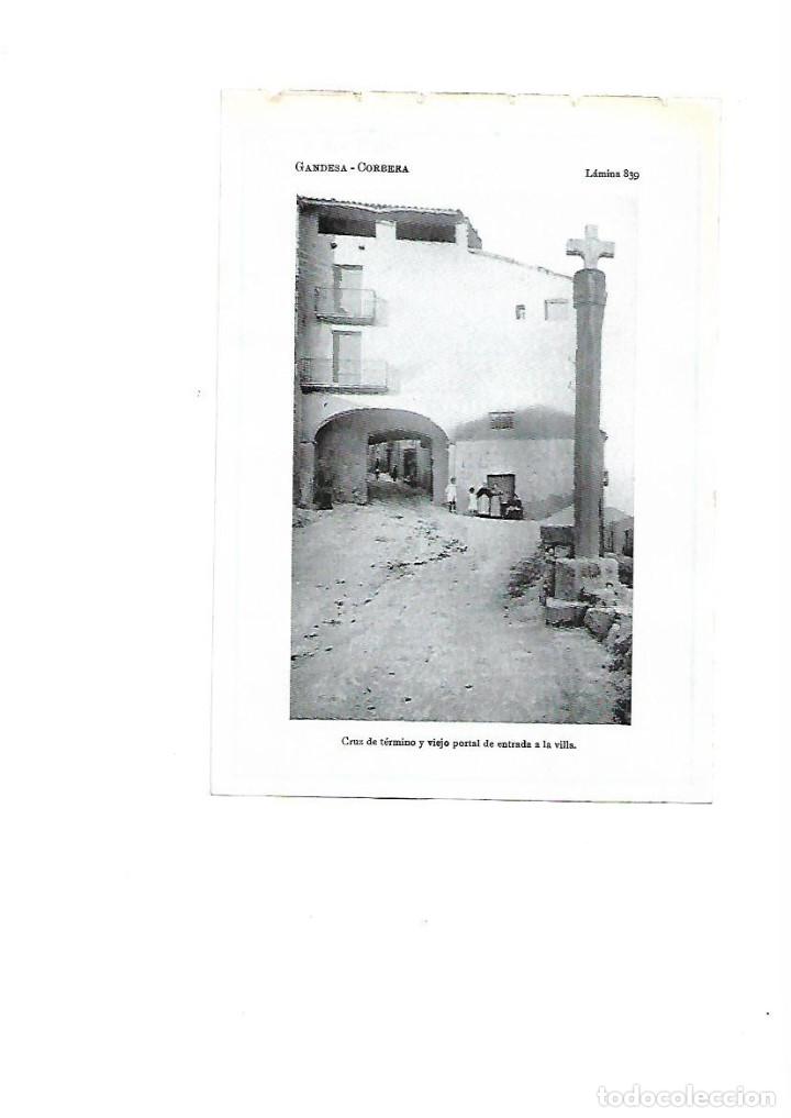 Coleccionismo: A&Ntilde;O 1922 GANDESA CORBERA CRUZ DE TERMINO CREU DE TERME VIEJO PORTAL ENTRADA A LA VILLA FOTO ANIMADA