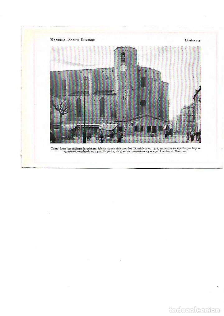 Collezionismo: A&Ntilde;O1922 MANRESA IGLESIA SANT DOMENEC SAN DOMINGO PLA&Ccedil;A PLAZA CAMPANARIO RELOJ CARRO TRACCION ANIMAL