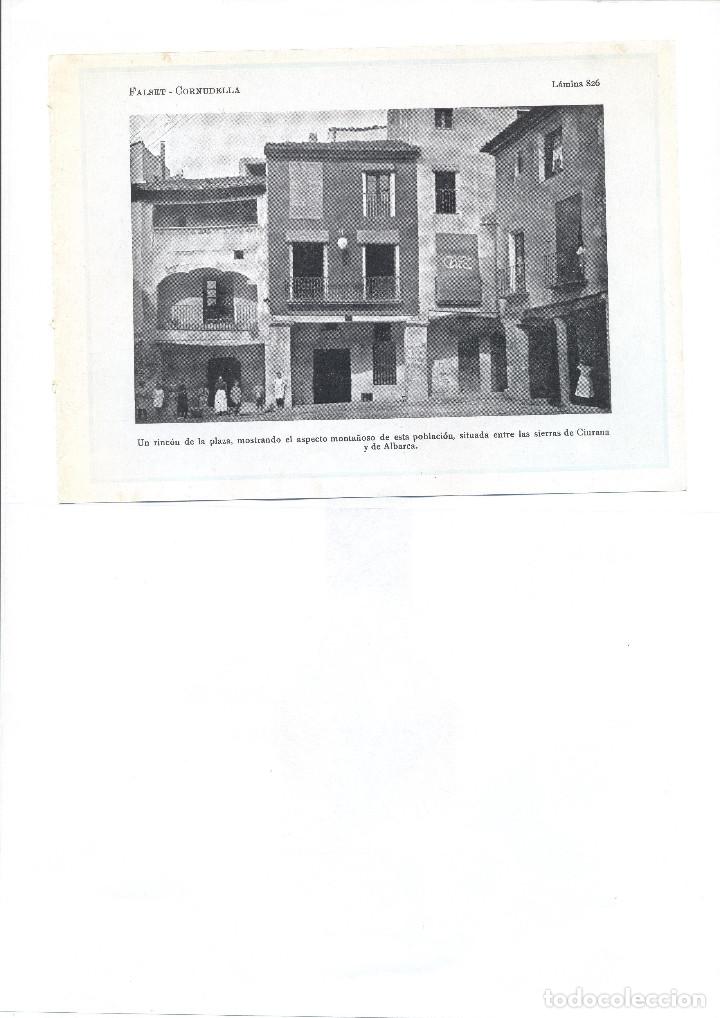 Sammelleidenschaft Papier: A&Ntilde;O 1922 CORNUDELLA DE MONTSANT PRIORAT PLA&Ccedil;A PLAZA LAMINA FOTOGRAFICA ANIMADA TIPO POSTAL