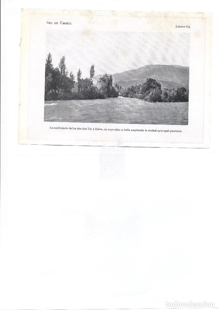 Collecting paper: A&Ntilde;O 1922 LA SEU D'URGELL CONFLUENCIA RIU RIO TER VALIRA LAMINA FOTOGRAFICA TIPO POSTAL LLEIDA