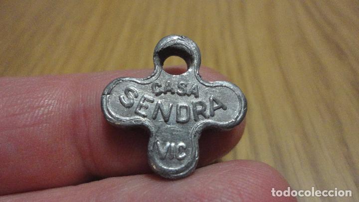 Lead-Cross-Shape-Medal-Token-?