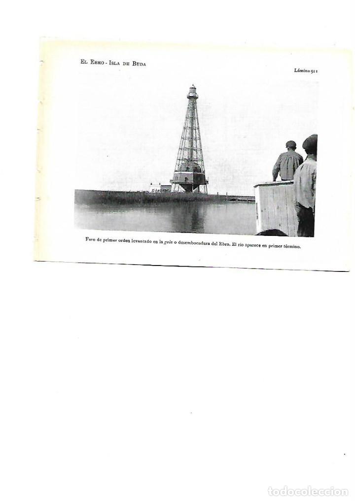 Collezionismo: A&Ntilde;O 1922 DELTA DE L'EBRE EBRO FARO ILLA ISLA DE BUDA GOLA DESEMBOCADURA TARRAGONA LAMINA FOTO POSTAL