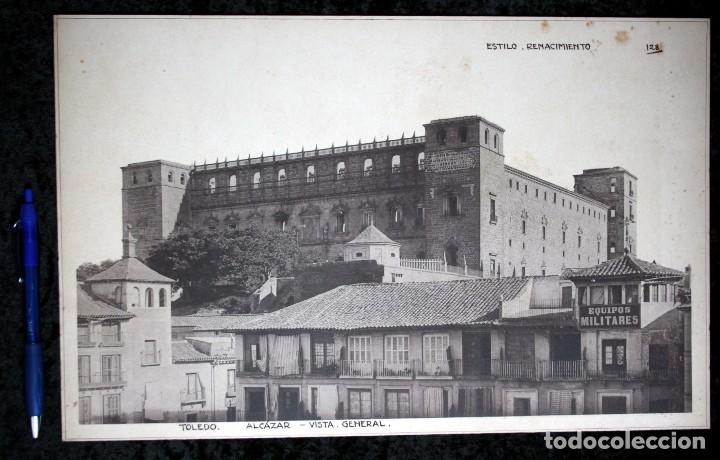 Coleccionismo: FOTOGRAFIA - TOLEDO - ALCAZAR - VISTA GENERAL 39x25cm - circa 1890 - GRAN FORMATO