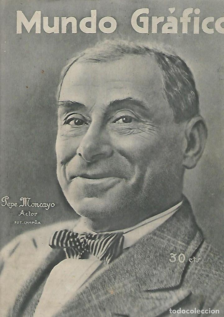 Colecionismo: A&Ntilde;O 1923 RECORTE PRENSA FOTOGRAFIA PEPE MONCAYO ACTOR TEATRO ARTISTA FOTO CAMPUA