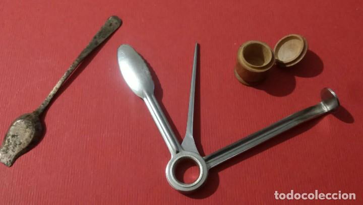 Coleccionismo: antiguos utiles tabaco en pipa - Foto 1