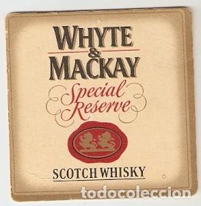 Coleccionismo: Posavasos Whyte & Mackay. Whisky. ref. 12-575