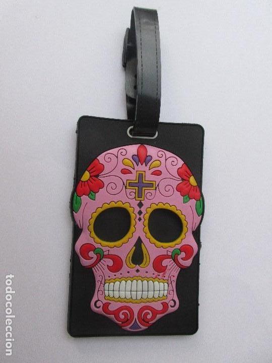Coleccionismo: Original marcador para maletas calavera nuevo sin uso