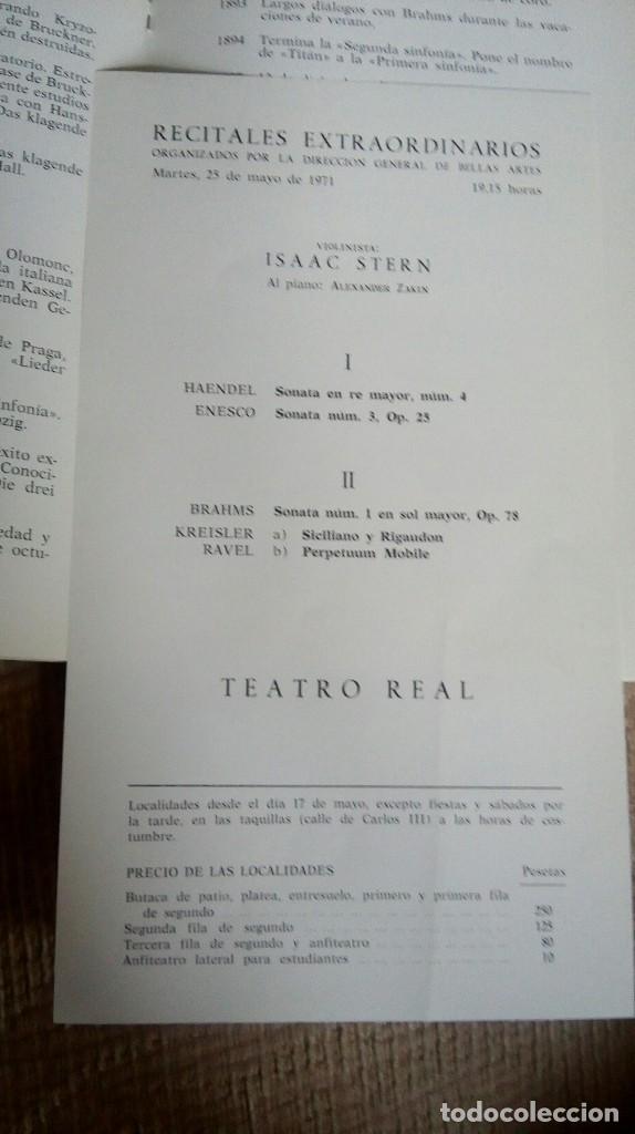 Coleccionismo: Teatro Real orquesta Nacional - Foto 5