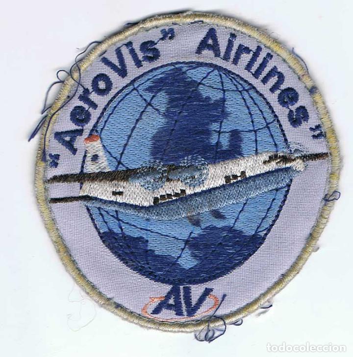 Collezionismo: Parche de tela de AeroVis Airlines AV