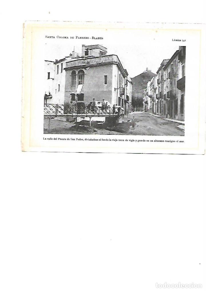 Coleccionismo: A&Ntilde;O 1922 BLANES CARRER PONT DE SANT PERE CALLE PUENTE DE SAN PEDRO TORRE VIGIA GUARDA LAMINA FOTO
