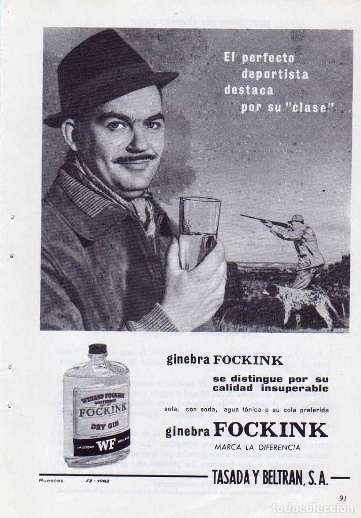 Coleccionismo: ANUNCIO PUBLICIDAD GINEBRA FOCKINK