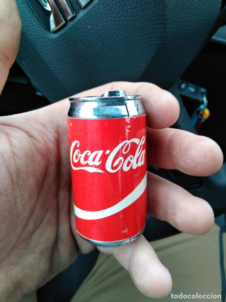 Coleccionismo: mechero   lata  de coca cola - Foto 1