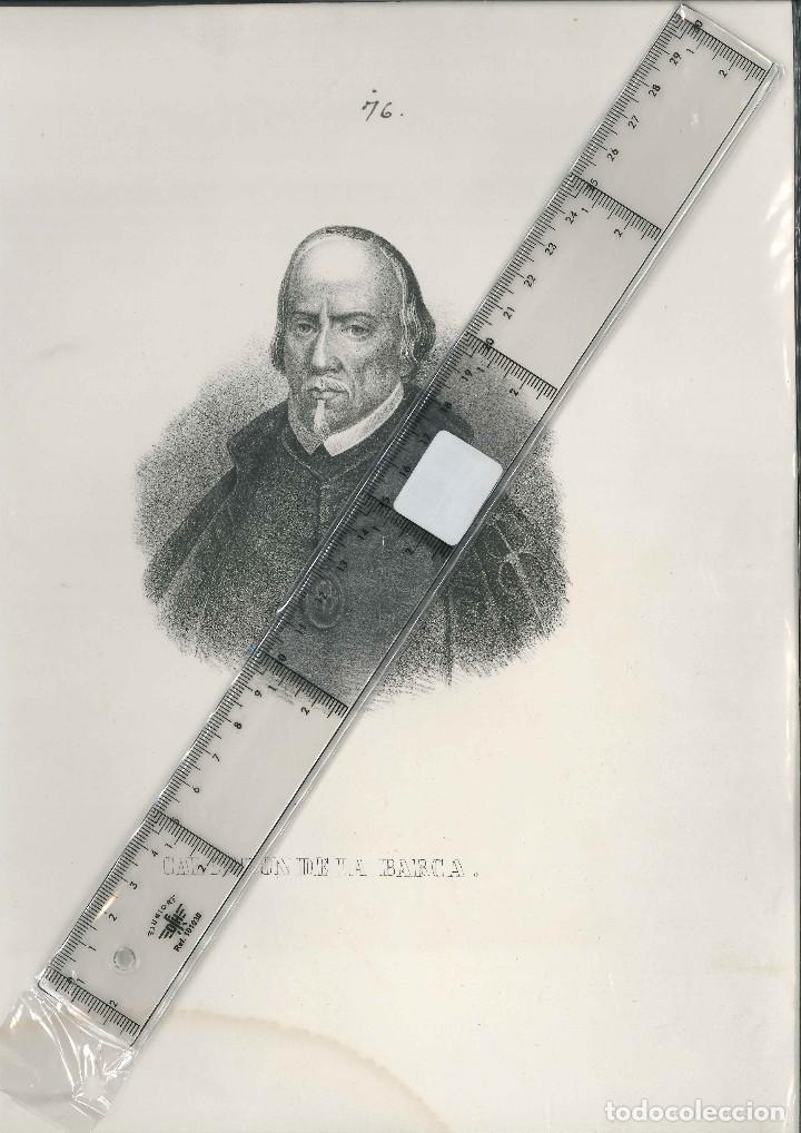 Coleccionismo: CALDERON DE LA BARCA . 1857, LAMINA MEDIDAS 33 X 23 ORIGINAL DE LA EPOCA. refe 5 estan