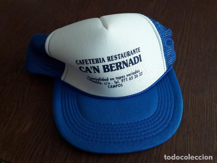 Coleccionismo: gorra de publicidad cafeter&iacute;a Can Bernad&iacute; - Foto 1
