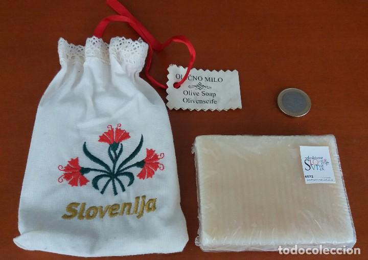 Coleccionismo: F-321- PASTILLA DE JAB&Oacute;N NATURAL ACEITE DE OLIVA ESLOVENIA (SLOVENIA). SIN UTILIZAR.