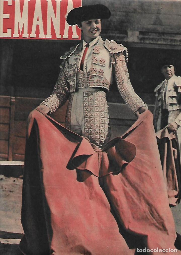 Coleccionismo: A&Ntilde;O 1947 RECORTE PRENSA FOTOGRAFIA CINE ESTHER WILLIAMS SE VISTE DE TORERA TRAJE DE LUCES TOROS