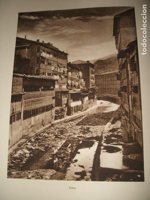 Coleccionismo: EIBAR GUIPUZCOA VISTA LAMINA HUECOGRABADO A&Ntilde;OS 20 22 X 31 CMTS