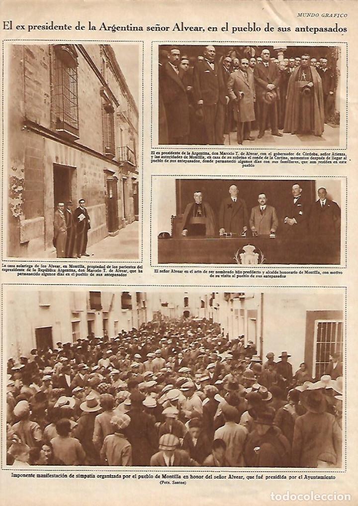 Collectionnisme: A&Ntilde;O 1930 ALVEAR EXPRESIDENTE ARGENTINA EN MONTILLA PROCESION DE LA MEDALLA MILAGROSA EN MADRID