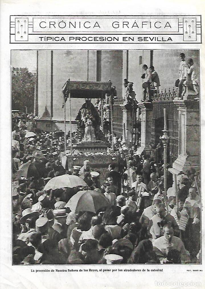 Sammelleidenschaft Papier: A&Ntilde;OS 30 RECORTE PRENSA PROCESION NUESTRA SE&Ntilde;ORA DE LOS REYES TIPICA PROCESION EN SEVILLA