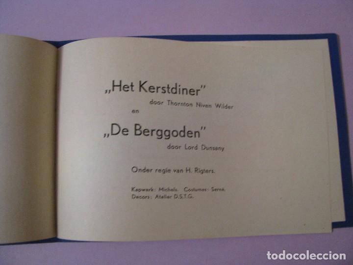 Coleccionismo: PROGRAMACI&Oacute;N DE ESPECT&Aacute;CULO. TEATRO. DELFT. HOLANDA. 1946. - Foto 3