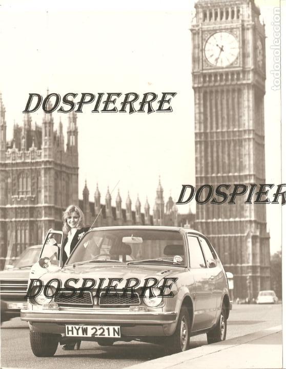 Coleccionismo: FOTO PUBLICITARIA, HONDA CIVIC 1200, 16X22, ORIGINAL