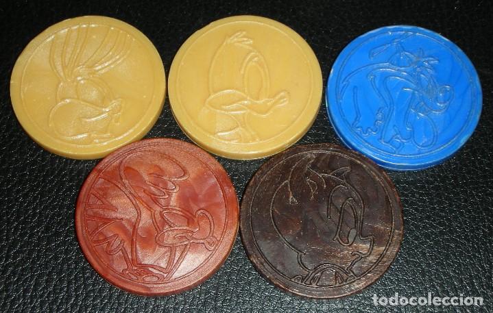 Coleccionismo: LOONEY TUNES 5 MASTER TAZOS COLECCI&Oacute;N COMPLETA A&Ntilde;OS 90 BUGS BUNNY LUCAS TASMANIA CORRECAMINOS PORKY
