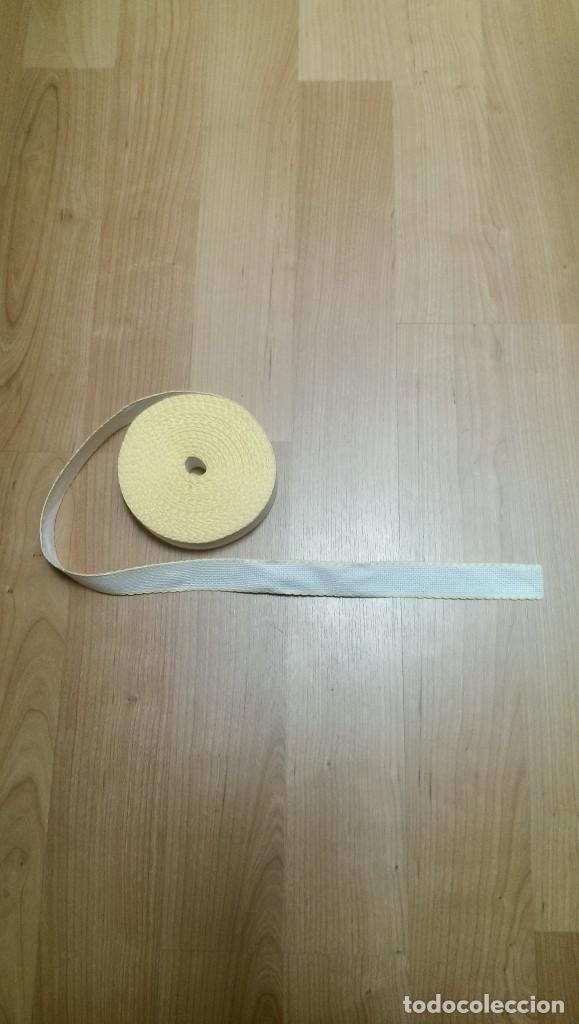 Collectionnisme: ENTRED&Oacute;S TELA AIDA ANCHO 3 CMS. BORDE AMARILLO 1 METRO