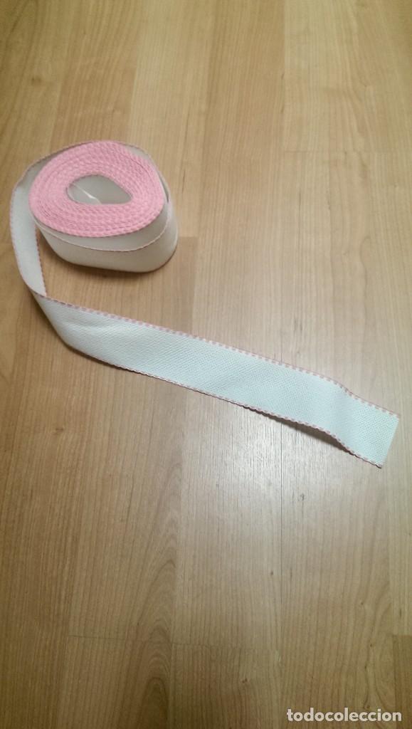 Collectionnisme: ENTRED&Oacute;S TELA AIDA ANCHO 5 CMS. BORDE ROSA 1 METRO