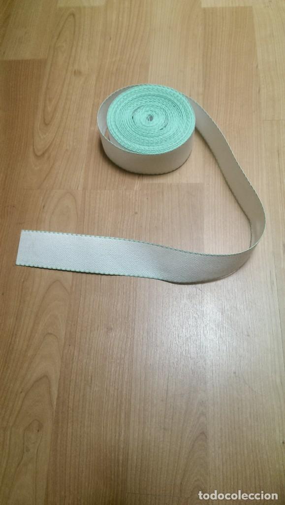 Colecionismo: ENTRED&Oacute;S TELA AIDA ANCHO 5 CMS. BORDE VERDE 1 METRO