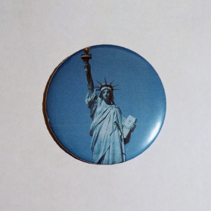 Coleccionismo: ESTATUA DE LA LIBERTAD - IM&Aacute;N NEVERA 59MM