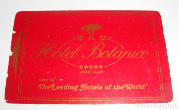 Collecting: LLAVE TARJETA HOTEL BOTANICO