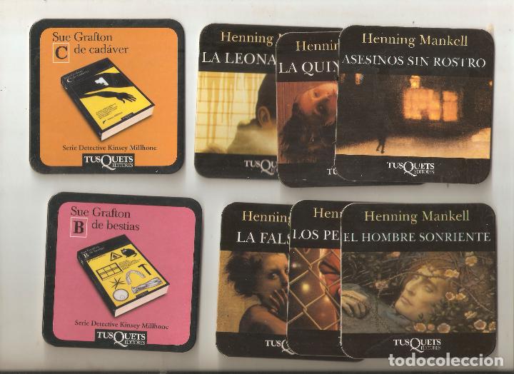 Coleccionismo: 8 Posavasos editorial Tusquets. 9 x 9 cm. , Vell i Bell
