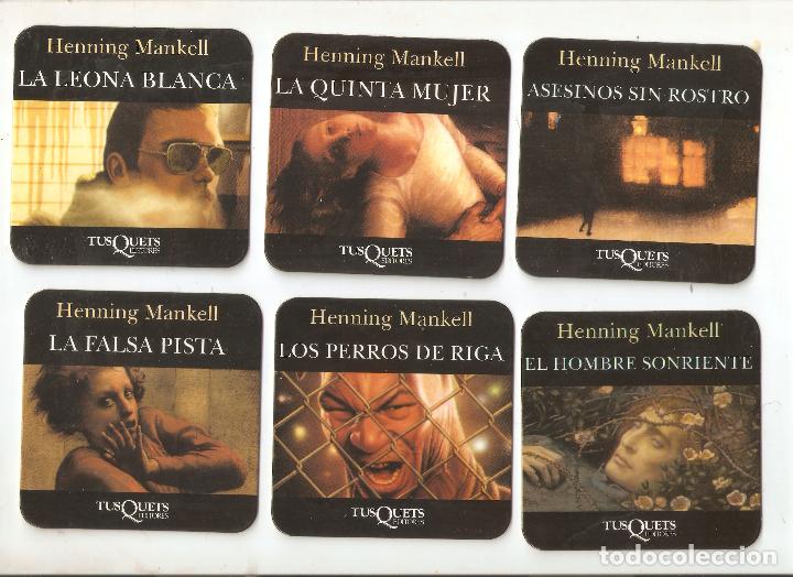 Coleccionismo: 6 Posavasos editorial Tusquets. 9 x 9 cm. , Vell i Bell