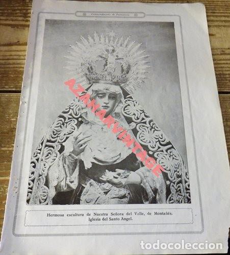 Coleccionismo: SEMANA SANTA SEVILLA,1922, HOJA REVISTA, LA VIRGEN DEL VALLE, 20X28 CMS