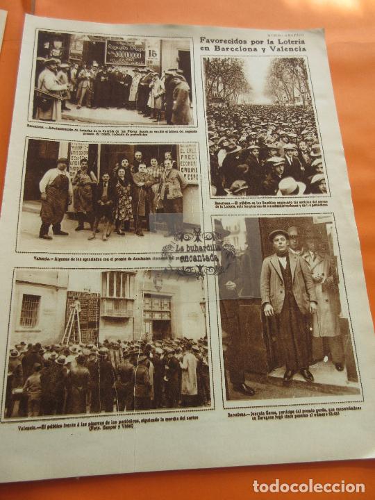 Coleccionismo: ARTICULO 1929 - AGRACIADOS LOTERIA NAVIDAD EN BARCELONA Y VALENCIA ADMINISTRACION RAMBLAS