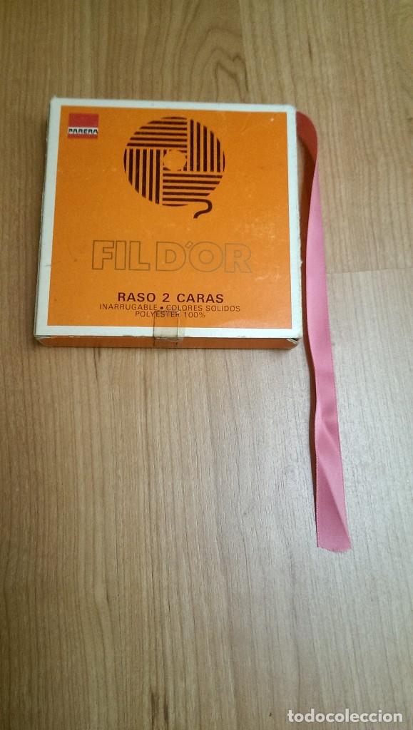 Collectionnisme: CINTA RASO COLOR ROSA CHICLE ANCHO 1,5 CMS. (1 METRO)