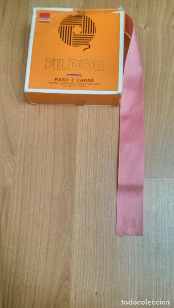 Collectionnisme: CINTA RASO COLOR ROSA CHICLE ANCHO 3,5 CMS. (1 METRO)