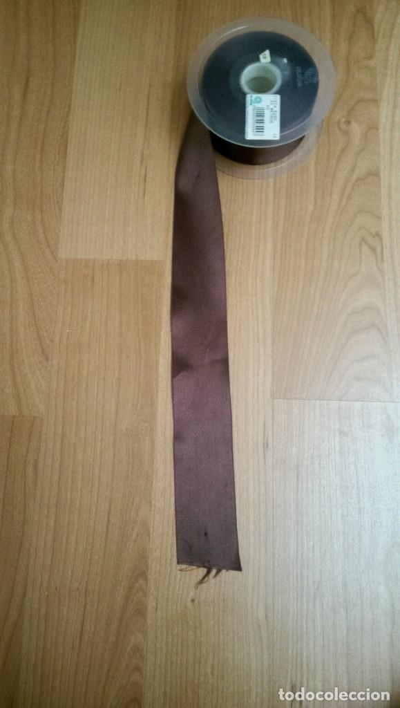 Sammeln: CINTA RASO COLOR MARR&Oacute;N ANCHO 5 CMS. (1 METRO)
