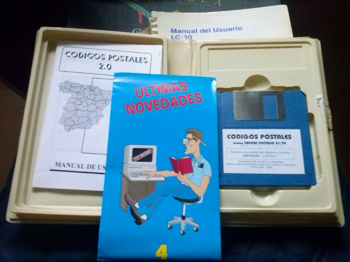 Coleccionismo: codigos postales para ordenador 1992 de exe con 2 diskettes - Foto 2
