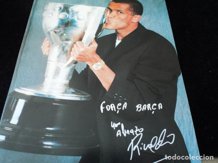 Coleccionismo: rivaldo campions de la liga 97-98 diario sport   31 x 22 cm
