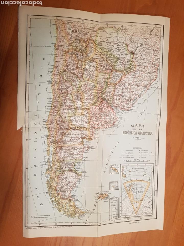 Coleccionismo: lamina - mapa republica argentina - espasa calpe - tdkpr1