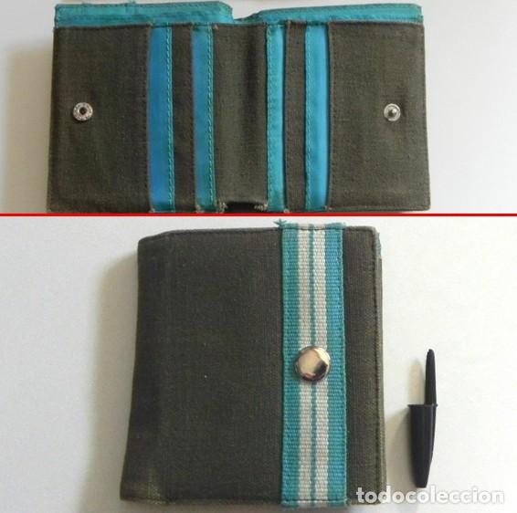 Coleccionismo: ELEGANTE CARTERA MONEDERO - XDYE - DE TELA - CON MUCHOS HUECOS PARA TARJETAS